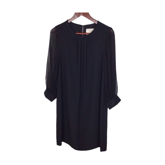Kate Spade Silk Shift Dress in Black Size 8. - Picture 1 of 10
